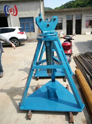 विद्युत परियोजनाओं के लिए हाइड्रोलिक कॉलम केबल रील स्टैंड 30-500KN