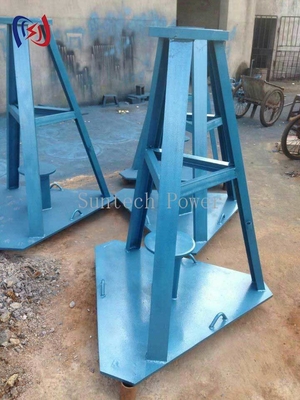 विद्युत परियोजनाओं के लिए हाइड्रोलिक कॉलम केबल रील स्टैंड 30-500KN