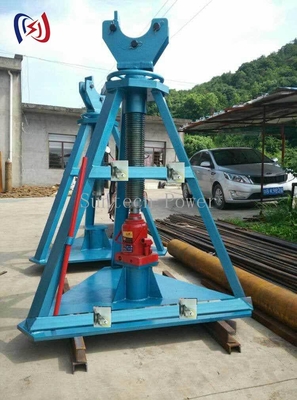 विद्युत परियोजनाओं के लिए हाइड्रोलिक कॉलम केबल रील स्टैंड 30-500KN