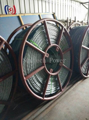 पावर लाइन निर्माण के लिए एंटी-ट्विस्टिंग ब्रेडेड स्टील रोप 9-42mm