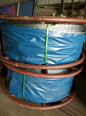 पावर लाइन निर्माण के लिए एंटी-ट्विस्टिंग ब्रेडेड स्टील रोप 9-42mm