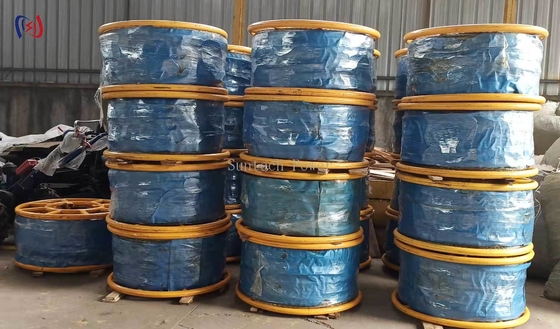 पावर लाइन निर्माण के लिए एंटी-ट्विस्टिंग ब्रेडेड स्टील रोप 9-42mm