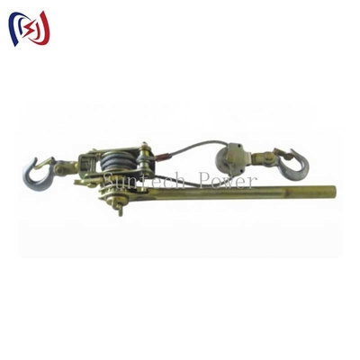पावर लाइन निर्माण के लिए रैचेट विदड्रॉइंग वायर टाइटनर 10-30KN