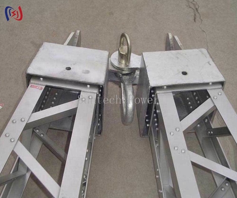 टॉवर निर्माण के लिए ए-आकार का ग्रिट जिन पोल LBR-250 8-28M रेंज