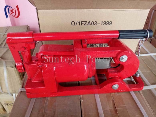 पावर लाइनों के लिए हाइड्रोलिक स्टील वायर रोप कटर 10-48mm 75-200KN