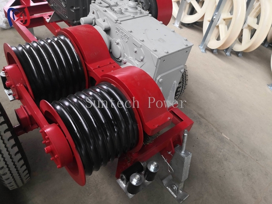 6.3-9KW पावर लाइन निर्माण के लिए डबल ड्रम विंच JJCS-50J