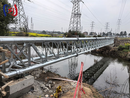 पावर लाइन सपोर्ट के लिए संगठित केबल प्रबंधन के साथ पेशेवर स्टील पाइप केबल ट्रे, मजबूत निर्माण और सुरक्षा आश्वासन