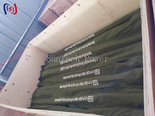 उच्च वोल्टेज अछूता स्विच रॉड 10-500kv रेटेड वोल्टेज के साथ 3-8M कुल लंबाई और सुरक्षित विद्युत स्विचिंग के लिए 3-4 नोड संख्या