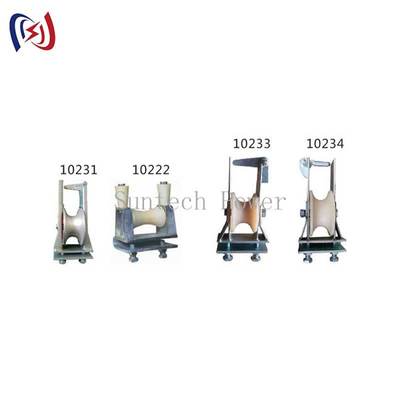 ओवरहेड पावर लाइन अनुप्रयोगों के लिए नायलॉन शीव और अनुकूलित शीव आयाम के साथ हाई टेंशन कंडक्टर स्ट्रिंगिंग ब्लॉक