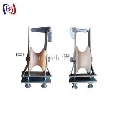 ओवरहेड पावर लाइन अनुप्रयोगों के लिए नायलॉन शीव और अनुकूलित शीव आयाम के साथ हाई टेंशन कंडक्टर स्ट्रिंगिंग ब्लॉक