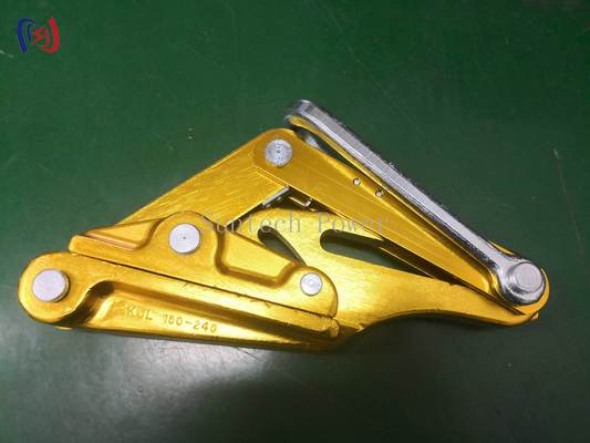 Aluminum Alloy Come Along Clamp with 16-18mm Cable Diameter and 1 Inch Jaw Opening for Symmetrical Stress Distribution