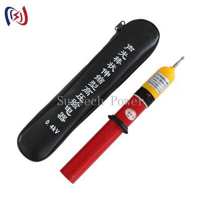 10-500 केवी नामित वोल्टेज और स्पष्ट वोल्टेज संकेत के लिए संपर्क रहित संचालन के साथ लाइव लाइन परीक्षण के लिए उच्च वोल्टेज इलेक्ट्रोस्कोप