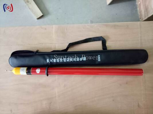 10-500 केवी नामित वोल्टेज और स्पष्ट वोल्टेज संकेत के लिए संपर्क रहित संचालन के साथ लाइव लाइन परीक्षण के लिए उच्च वोल्टेज इलेक्ट्रोस्कोप