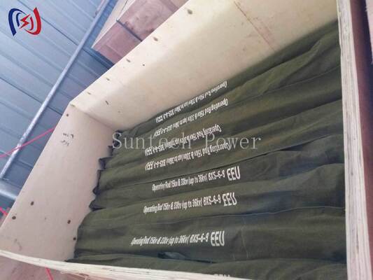 सुरक्षित संचालन के लिए 3-8 मीटर कुल लंबाई और 3-4 नोड संख्या वाली प्रोफेशनल 10-500KV रेटेड वोल्टेज स्विच रॉड