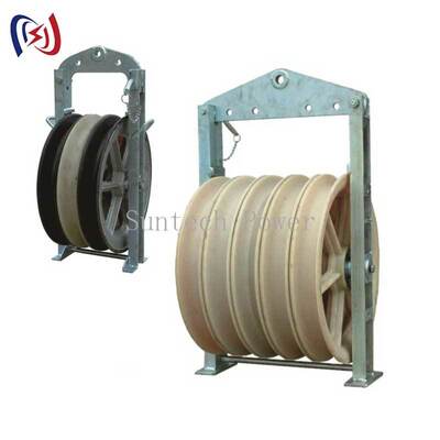 उच्च तनाव वाले बड़े व्यास के ट्रांसमिशन कंडक्टरों को खींचने के लिए हेवी ड्यूटी 660 सीरीज स्ट्रिंगिंग ब्लॉक