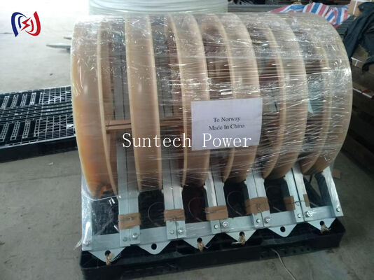 50-150KN ट्रांसमिशन लाइन कंडक्टर इंस्टॉलेशन के लिए MC नायलॉन शीव के साथ हाई कैपेसिटी 916 सीरीज स्ट्रिंगिंग ब्लॉक