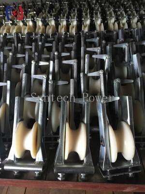 Swerve Skyward Stringing Block for Complex Angle and Direction Changes with 5-20KN Rated Load and 1.7-4.2KG Weight