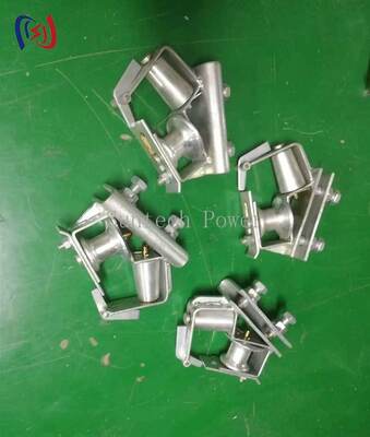 90 डिग्री कंडक्टर मोड़ों के लिए स्काईवर्ड कॉर्नर स्ट्रिंगिंग ब्लॉक, शहरी पावर लाइन निर्माण में 5KN रेटेड लोड के साथ