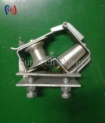 90 डिग्री कंडक्टर मोड़ों के लिए स्काईवर्ड कॉर्नर स्ट्रिंगिंग ब्लॉक, शहरी पावर लाइन निर्माण में 5KN रेटेड लोड के साथ