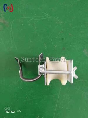 ओवरहेड लाइन इंस्टॉलेशन के लिए 5-20KN रेटेड लोड और हल्के 2.1-3.4KG के साथ बैठने और लटकने वाले प्रकार के दोहरे उपयोग स्ट्रिंगिंग ब्लॉक