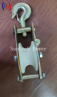 लिफ्टिंग और रिगिंग के लिए 10-200KN रेटेड लोड कास्टिंग स्टील शीव के साथ हेवी ड्यूटी उत्थापन टैकल