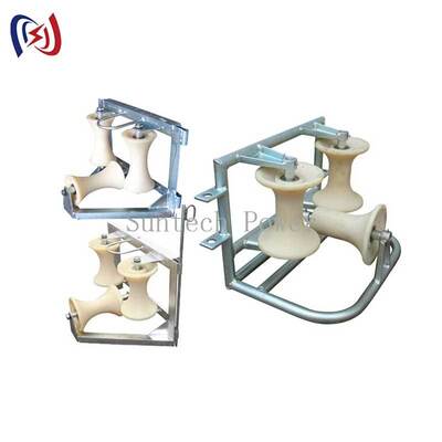 पेशेवर कॉर्नर ग्राउंड रोलर ट्राई-शेव 90 डिग्री बेंड प्रोटेक्शन के लिए 10KN रेटेड लोड और संक्षारण प्रतिरोधी डिजाइन के साथ