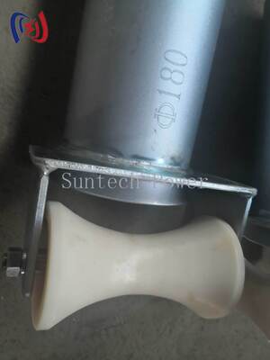 क्षरण प्रतिरोधी और कम घर्षण केबल खींचने के लिए 80-200 मिमी ट्यूब व्यास के साथ डी श्रृंखला केबल प्रवेश सुरक्षा रोलर