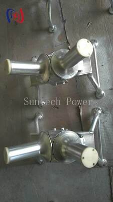 भूमिगत केबल खींचने के संचालन के लिए एकतरफा संरचना के साथ 10KN नामित भार केबल टर्निंग रोलर