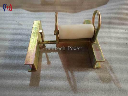 संक्षारण प्रतिरोधी और कम घर्षण केबल सुरक्षा के लिए 300-400 मिमी समायोज्य रेंज के साथ पेशेवर एसएचएस केबल रोलर