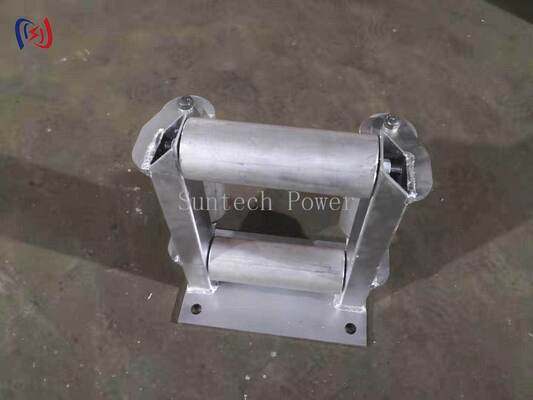 भूमिगत स्थापना के लिए 180 मिमी अधिकतम केबल व्यास, 20KN रेटेड लोड और संक्षारण प्रतिरोधी डिजाइन के साथ पेशेवर फ्रेम केबल रोलर