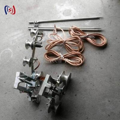 पेशेवर 100 ए मैक्स करंट ग्राउंडिंग ब्लॉक 50 मिमी नीचे व्यास और सुरक्षित विद्युत ग्राउंडिंग के लिए कास्टिंग स्टील सामग्री के साथ