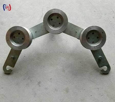 त्वरित और सुरक्षित उच्च चालकता कनेक्शन के लिए 75 मिमी नीचे व्यास हुक प्रकार ग्राउंडिंग ब्लॉक