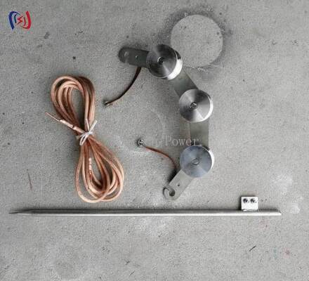 त्वरित और सुरक्षित उच्च चालकता कनेक्शन के लिए 75 मिमी नीचे व्यास हुक प्रकार ग्राउंडिंग ब्लॉक