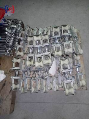 मैकेनिकल लाभ और संक्षारण प्रतिरोध के लिए 2KN रेटेड लोड के साथ पेशेवर डबल शीव ब्लॉक