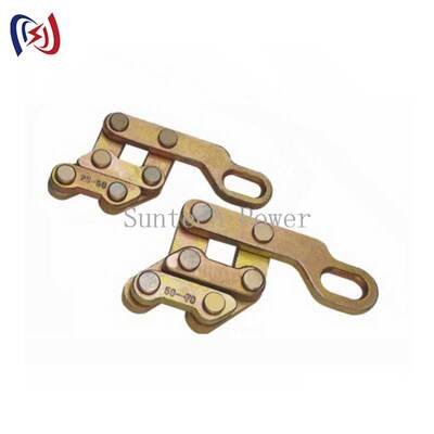 पेशेवर समानांतर पृथ्वी तार ग्रिपर 10-30KN रेटेड लोड और 13-26 मिमी मैक्स ओपन के साथ जुड़वां ग्राउंड तारों के एक साथ तनाव के लिए