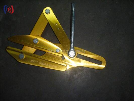 8-20 मिमी केबल व्यास और 16-25KN रेटेड लोड के साथ सुरक्षित फाइबर ऑप्टिक केबल खींचने के लिए पेशेवर ऑप्टिकल केबल वायर ग्रिपर