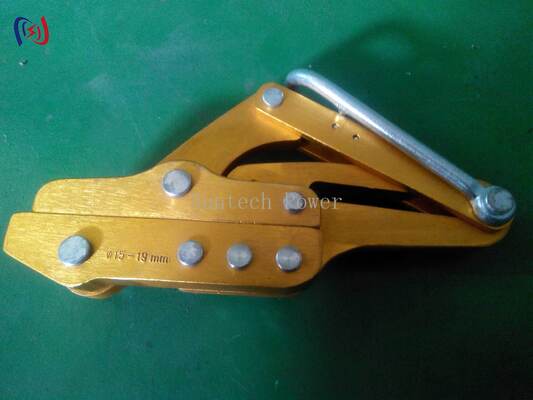 8-20 मिमी केबल व्यास और 16-25KN रेटेड लोड के साथ सुरक्षित फाइबर ऑप्टिक केबल खींचने के लिए पेशेवर ऑप्टिकल केबल वायर ग्रिपर