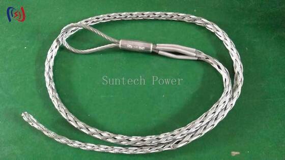 उच्च-तन्यता स्टेनलेस स्टील केबल मेष सॉक संयुक्त 12-150 मिमी केबल पर गैर हानिकारक पकड़ के लिए