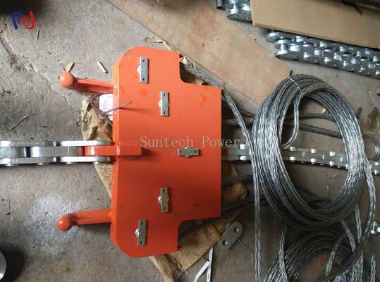 130-320KN रेटेड लोड के साथ चार बंडल कंडक्टरों के लिए प्रोफेशनल हेड बोर्ड, सटीक वर्गाकार ज्यामिति और बेहतर डंपिंग के लिए