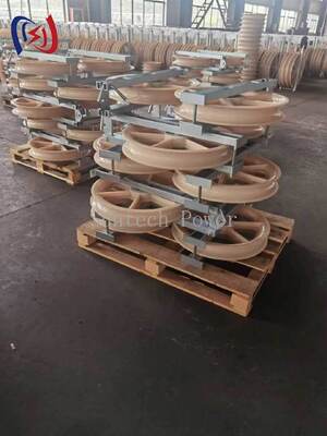 Heavy Duty 660 Series Stringing Block for High Tension Power Line and OPGW Installation Projects