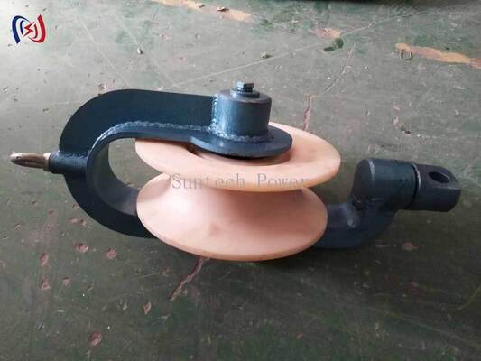 तार ब्लॉक पकड़ोः भारी शुल्क विरोधी उठाने कंडक्टर स्ट्रिंगिंग ब्लॉक (10-40KN)