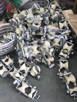 ओपीजीडब्ल्यू प्रतिस्थापन के लिए डबल शीव ब्लॉक 2KN ट्रांसमिशन लाइन रखरखाव के लिए हल्के पोली