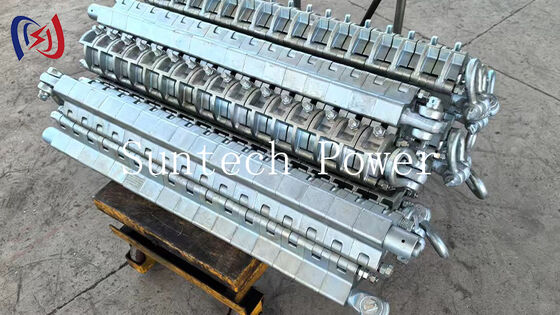 90-150KN रेटेड लोड और 150N.m टाइटनिंग टॉर्क के साथ मल्टी-सेगमेंट कंडक्टर ग्रिपर कम अलोंग क्लैंप