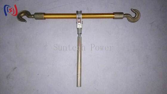डबल हुक एल्यूमीनियम टर्नबकल 10-50KN हल्के एल्यूमीनियम मिश्र धातु और एनोडाइज्ड फिनिश के साथ नामित भार