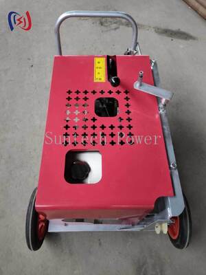3.7KW ऑप्टिकल केबल ट्रैक्शन मशीन 3KN केबल विंच पुलर 50-60 मीटर/मिनट की गति के साथ फाइबर ऑप्टिक डक्ट पुलिंग के लिए