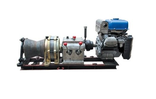 गैसोलीन डीजल पावर्ड Capstan Winch Honda Engine Electric Cable Powered Winch