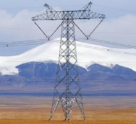 हाई टेंशन एंगल स्टील इलेक्ट्रिक ट्रांसमिशन लाइन टॉवर JIS H8641