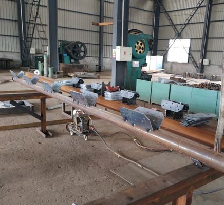हाई टेंशन एंगल स्टील इलेक्ट्रिक ट्रांसमिशन लाइन टॉवर JIS H8641