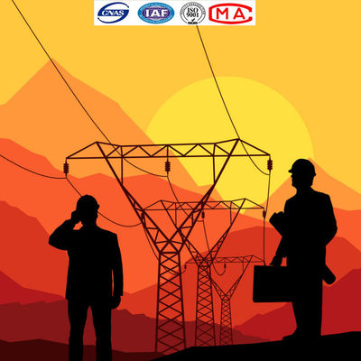 11kv ओवरहेड ट्रांसमिशन लाइन स्टील Q235B इलेक्ट्रिकल टावर्स