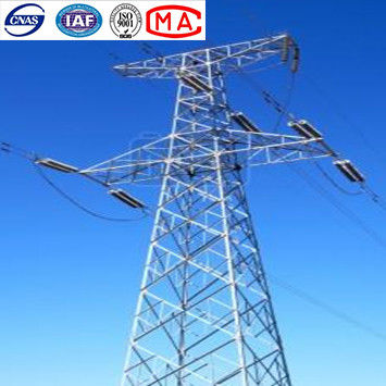 ट्रांसमिशन लाइन के लिए 10 - 500kv HDG एंगल स्टील टॉवर